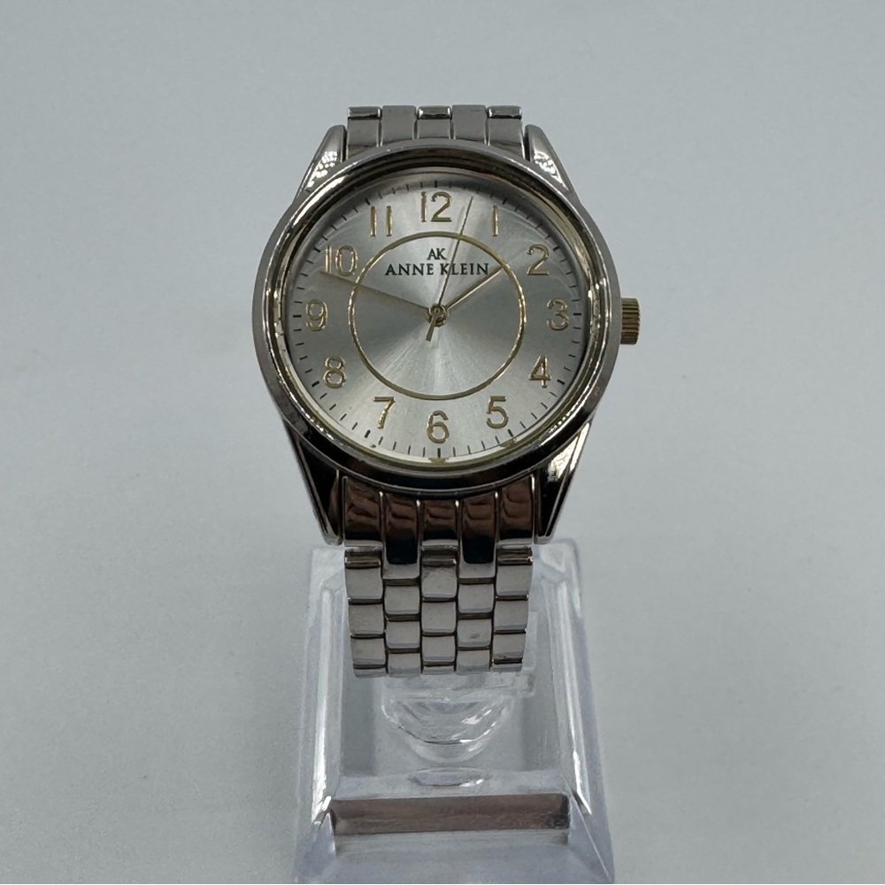 Anne Klein 2 Tone Women’s Watch Easy to Read Metal Bracelet Band Works